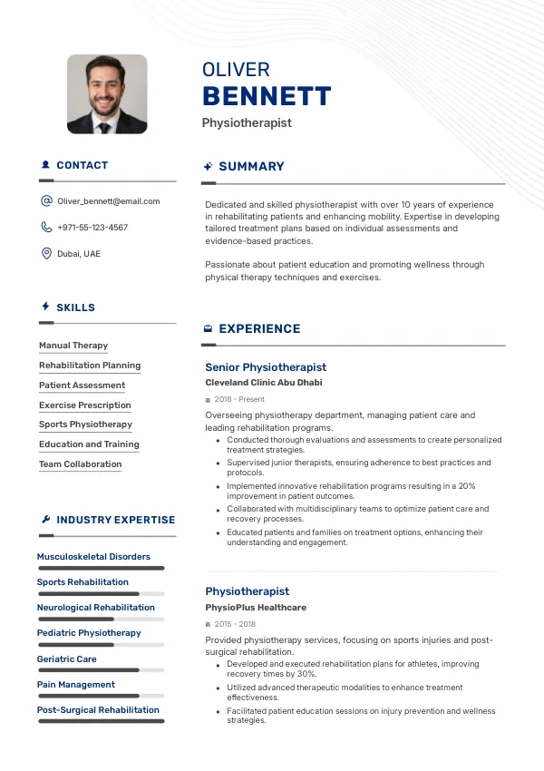 Professional headshot for a resume created by TrueCV
